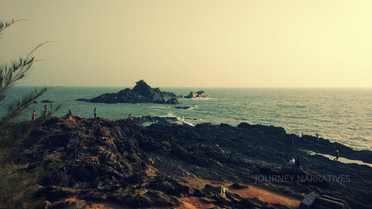 Om Beach in Gokarna, one of the best coastal destinations featured in comprehensive India travel guides