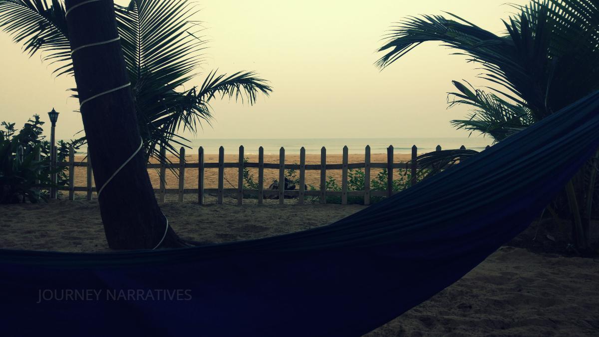 Beach resort facing the sea representing accommodation options for travelers across India