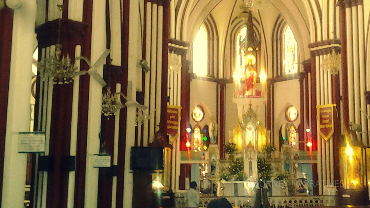 Historic church in Pondicherry reflecting the city's French colonial heritage and architecture