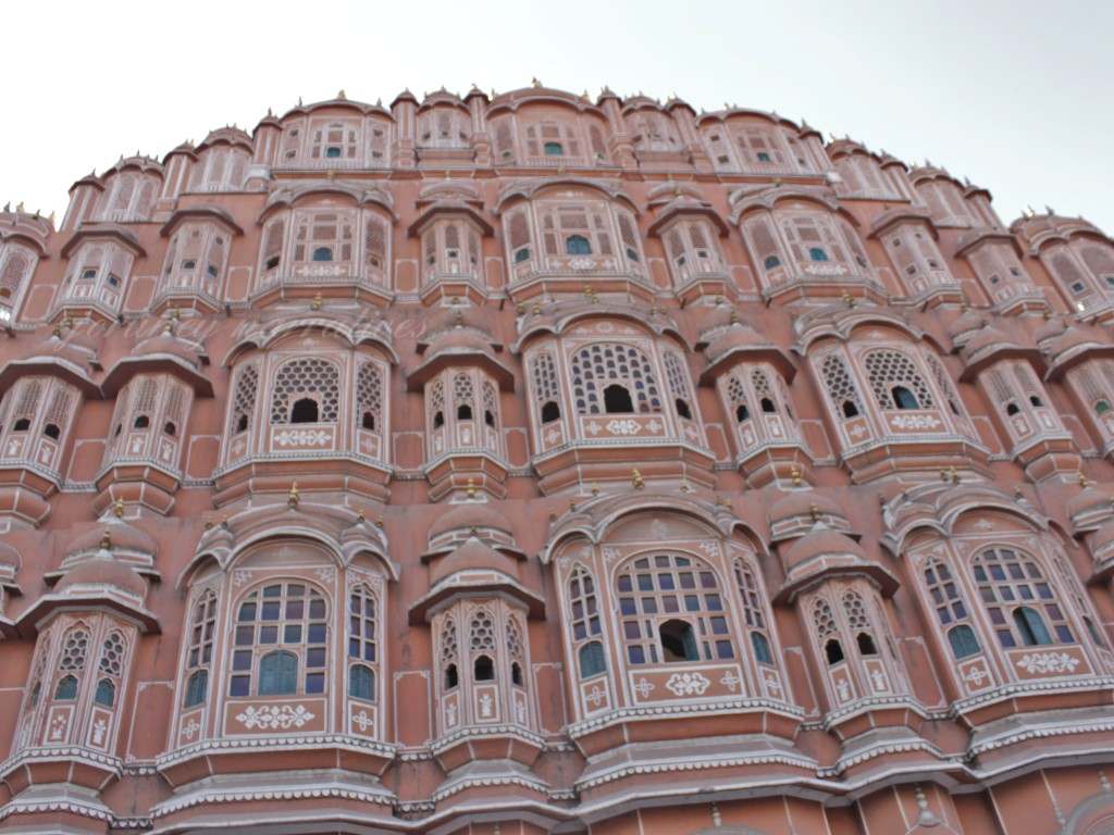 Front View of Hawa Mahal Jaipur