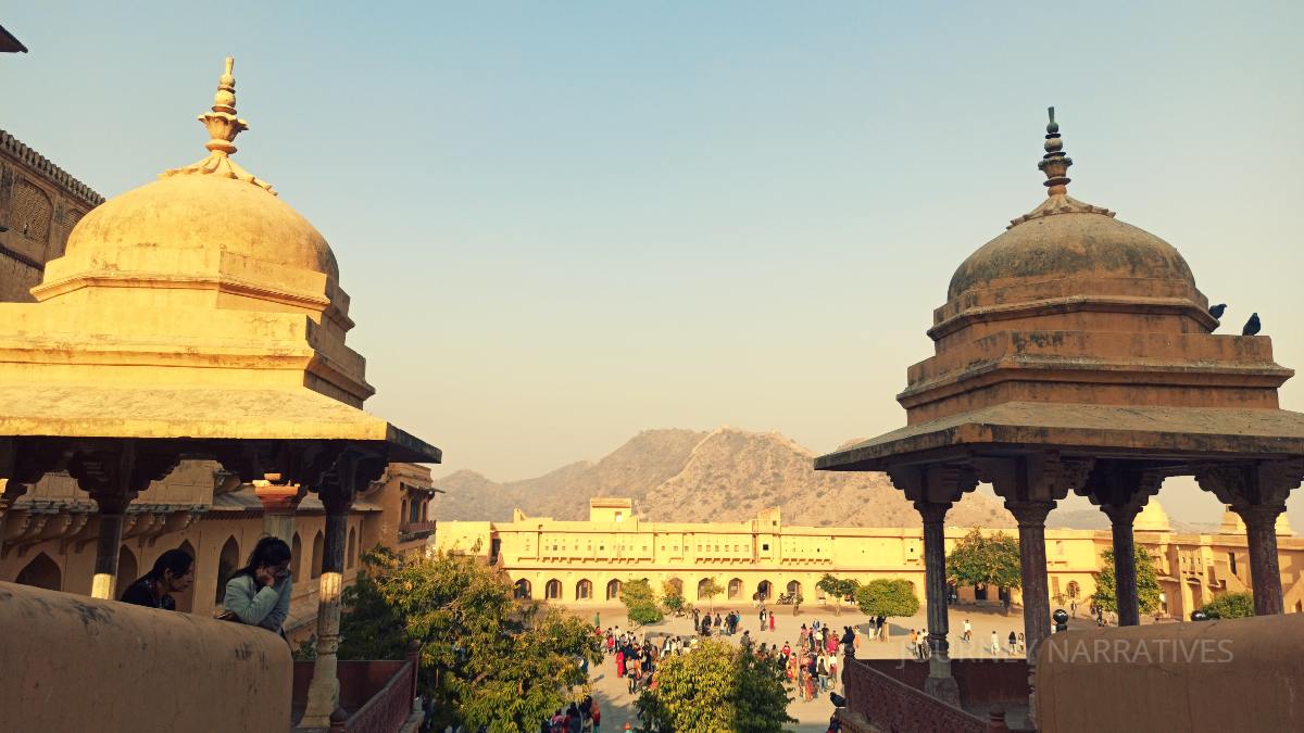 Amber Fort in Jaipur, Rajasthan, showcasing magnificent Rajput architecture and royal heritage