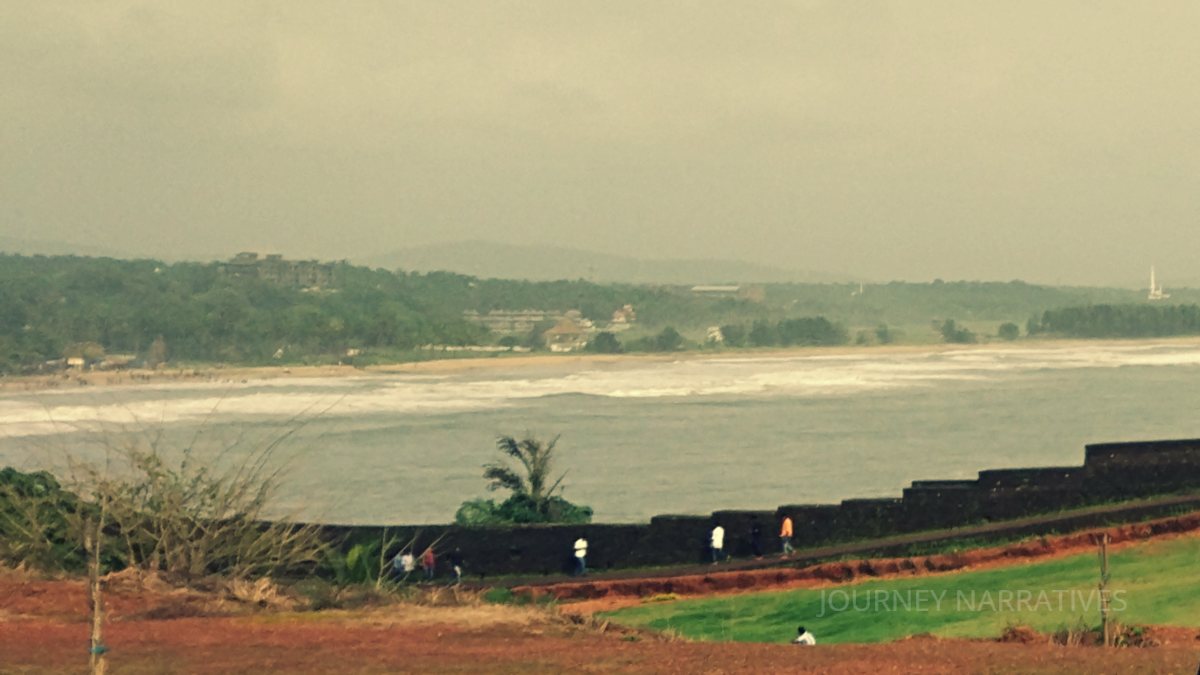 Coastal landscape near Bekal featuring pristine shores and Arabian Sea views