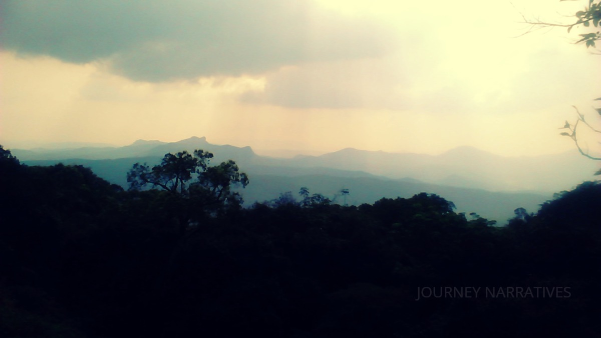 Mist-covered Agumbe Hills in Karnataka, famous for monsoon landscapes and rainforest biodiversity