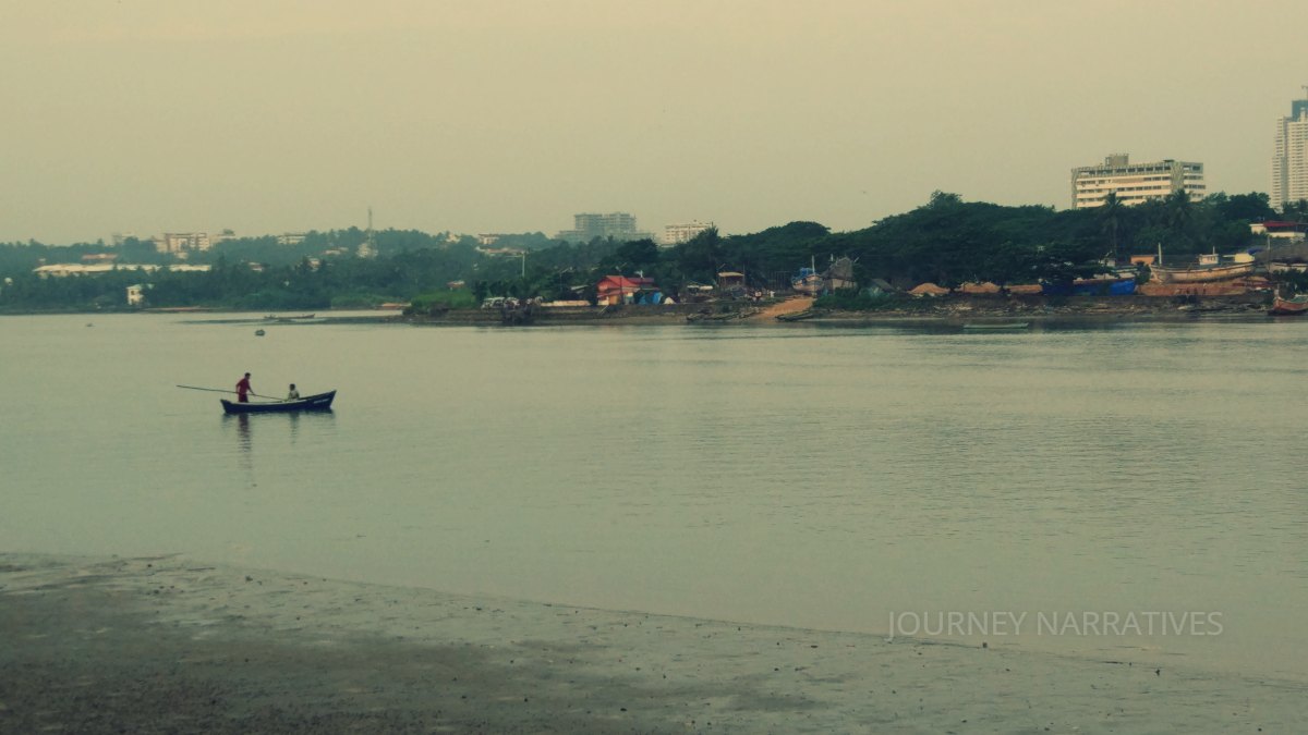 Scenic backwaters in Mangaluru near Tannirbhavi Beach showcasing affordable coastal travel experiences