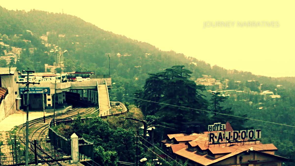 Mountain views around Shimla showcasing the natural beauty of Himachal Pradesh