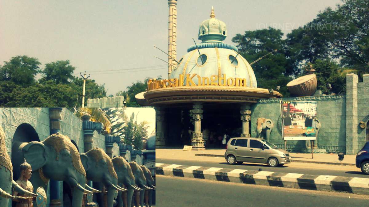 VGP Universal Kingdom in Chennai featuring family-friendly rides, attractions, and entertainment zones