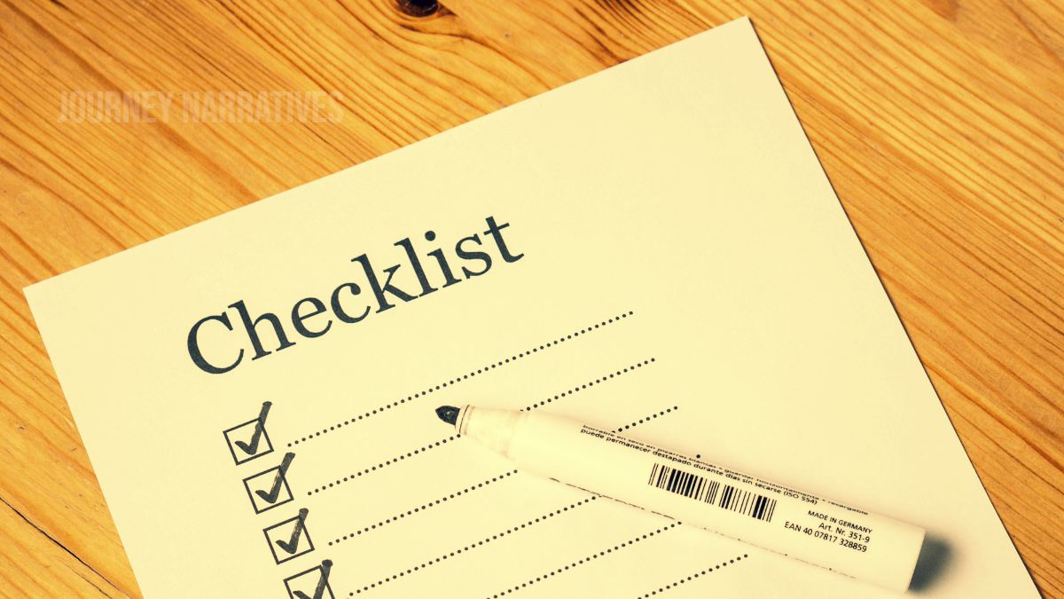 Travel Essentials Checklist