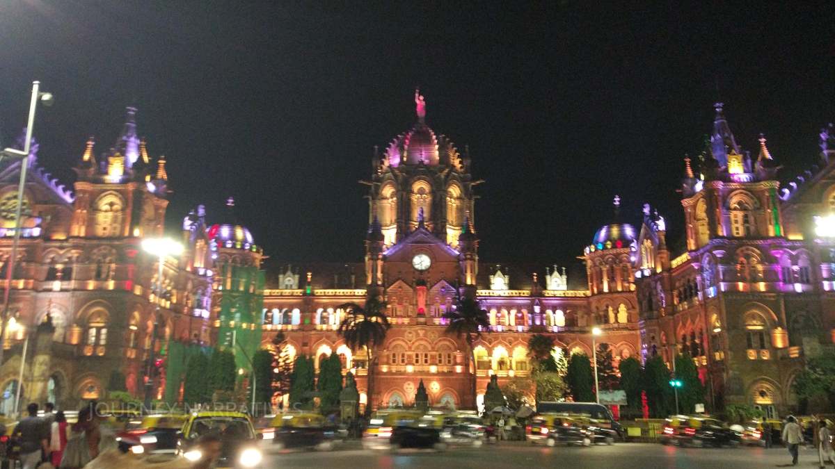 Chhatrapati Shivaji Terminus in Mumbai, a UNESCO-listed railway station known for Victorian Gothic architecture