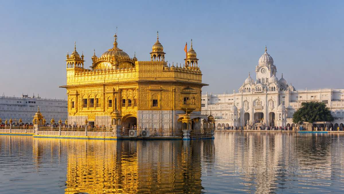 Golden Temple in Amritsar, Punjab, the holiest Sikh shrine and a symbol of faith and service