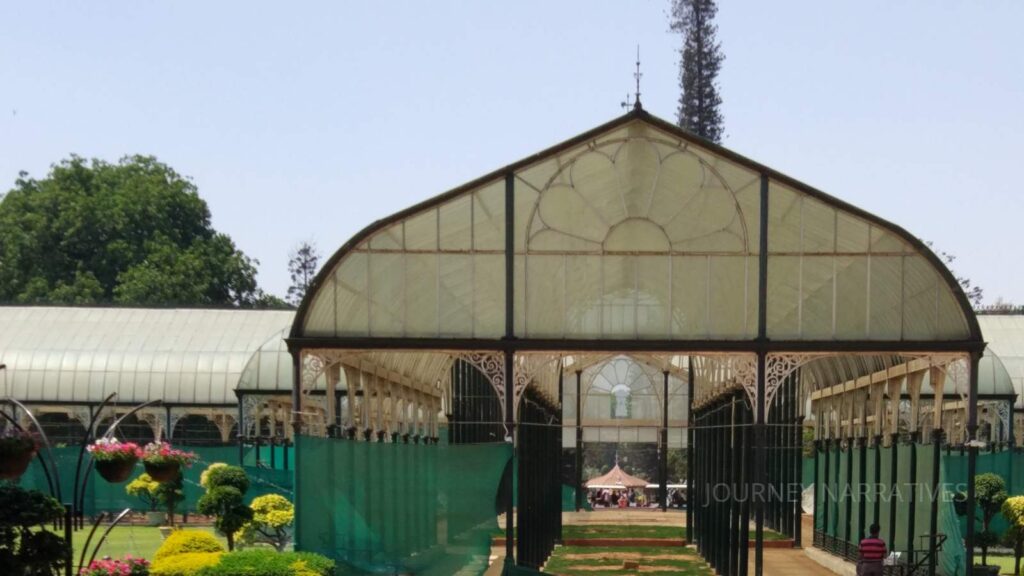 Landscaped gardens and greenery at Lalbagh Botanical Garden in Bengaluru