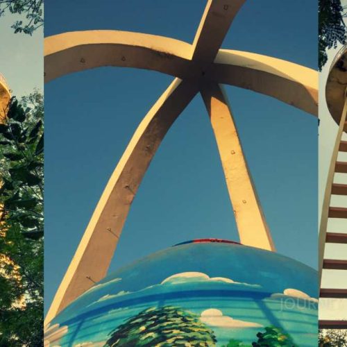 Anna Nagar Tower Park in Chennai featuring its iconic observation tower and landscaped recreational spaces