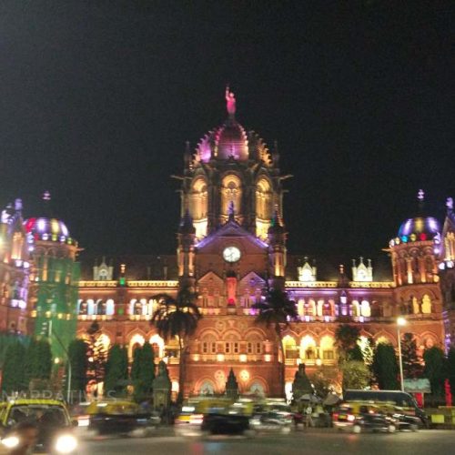 Chhatrapati Shivaji Terminus in Mumbai, a UNESCO-listed railway station known for Victorian Gothic architecture