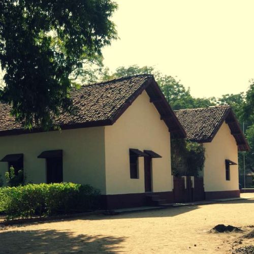 Gandhi Ashram in Ahmedabad, an important landmark associated with Mahatma Gandhi's legacy