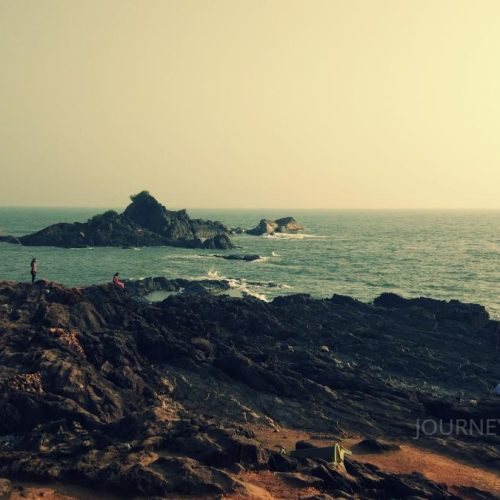 Om Beach in Gokarna, one of the best coastal destinations featured in comprehensive India travel guides