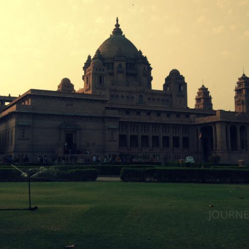 Exterior view of Umaid Bhavan Palace in Jodhpur, one of India's most luxurious royal heritage landmarks